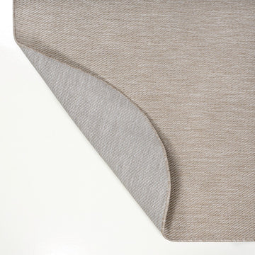 Miles Modern Minimalist Radius Corner Solid Indoor/Outdoor Area Rug